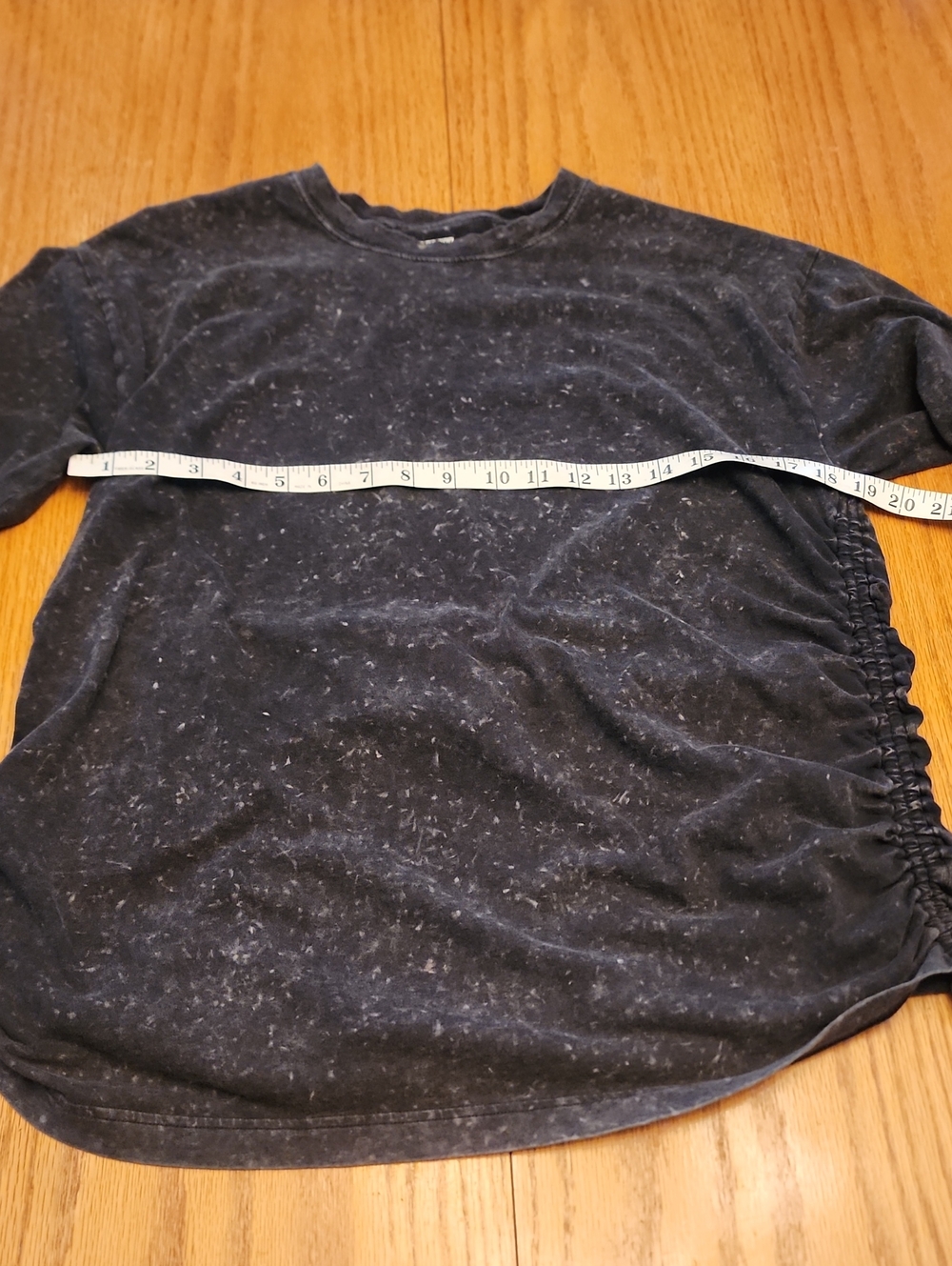 PINK Victoria's Secret Mineral Wash Long Sleeve Shirt - Charcoal - Picture 10 of 16